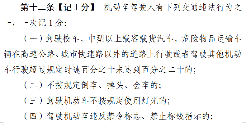美狮贵宾会科普：好消息 违法记分降低 记分政策迎大修改